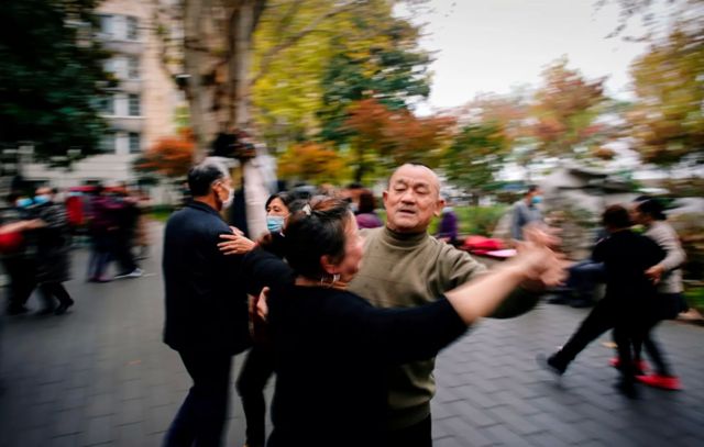 Residents in Wuhan