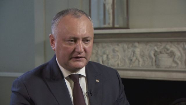 президент Молдовы Игорь Додон