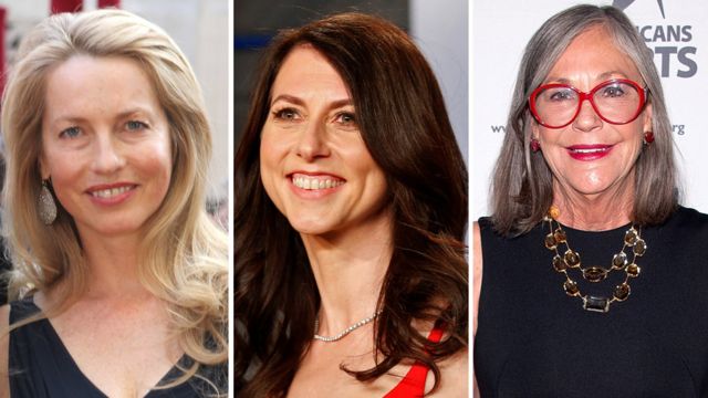 Laurene Powell Jobs, MacKenzie Bezos, Alice Walton