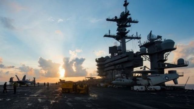 USS Carl Vinson.