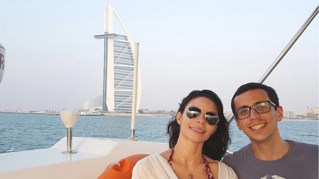 Casal capixaba Marco Rangel e Jana de Ameixa optou por trocar Istambul, na Turquia, por Dubai, nos Emirados Árabes Unidos