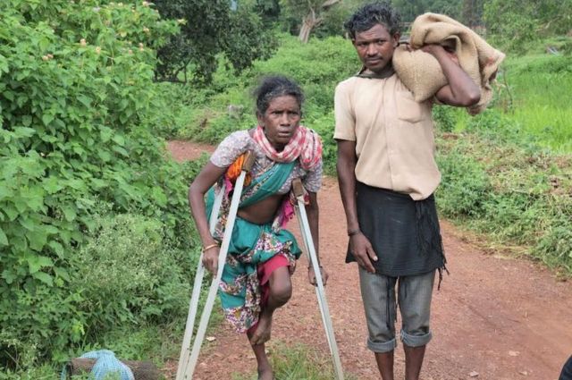 Compulsion to walk 30 km for ration