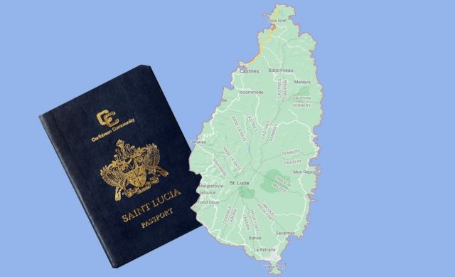 The small island nation of Saint Lucia has a very passport 