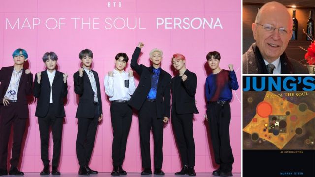 (캡션) 분석심리학의 입문 서적으로 알려져 있는 '융의 영혼의 지도'는 BTS 공식 사이트에서 판매되고 있다