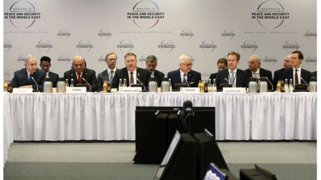 أكثر من 60 دولة شاركت في مؤتمر وارسو