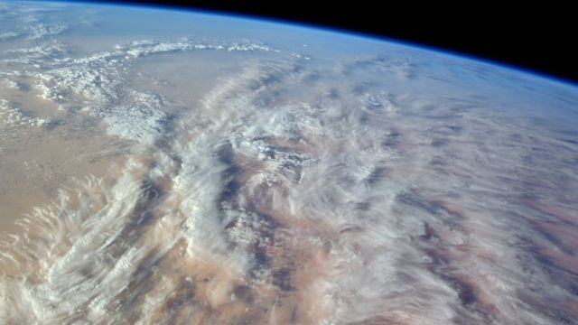 Imagen tomada por el astronauta de la NASA Jeff Williams desde la Estación Espacial Internacional
