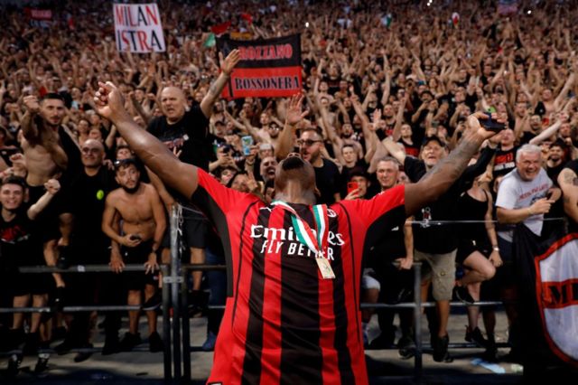 AC Milan şampiyonluk kutlaması