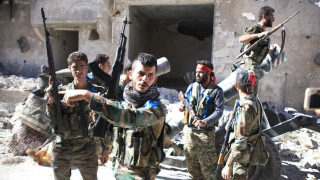 Сирийские правительственные войска