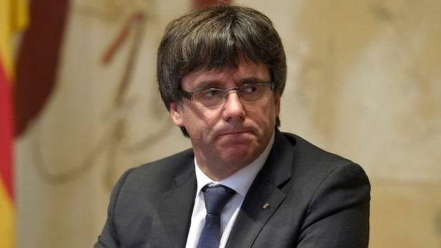 Carles Puigdemont wahoze ayobora intara ya Catalonia