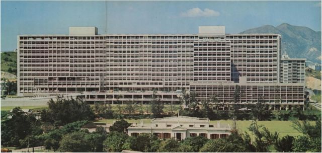 1960年代的伊利沙伯醫院（香港政府新聞處檔案照片）。