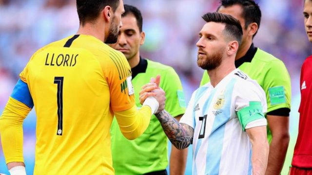 Messi, Lloris, Piala Dunia