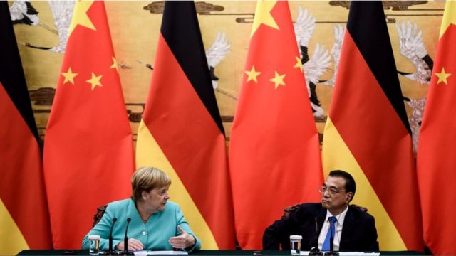 Angela Merkel and Li Keqiang