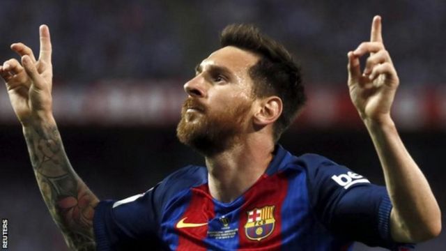 Nyota wa Barcelona Lionel Messi
