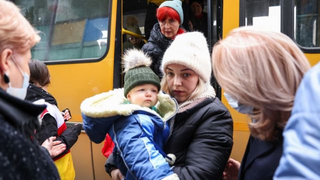 Эвакуация беженцев в Россию