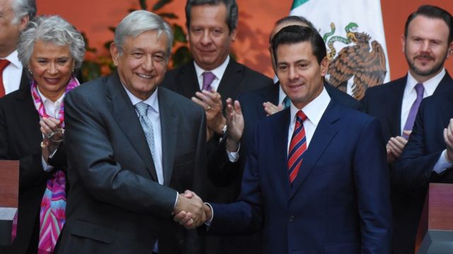 AMLO y Enrique Peña Nieto