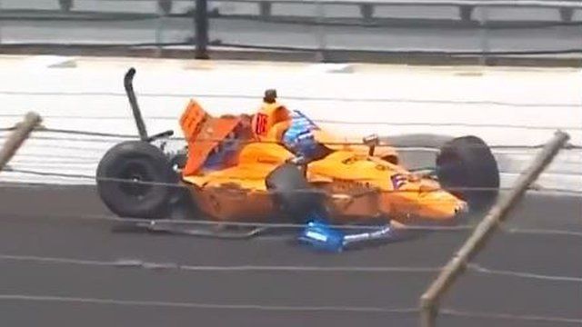 Fernando Alonso at the Indianapolis 500