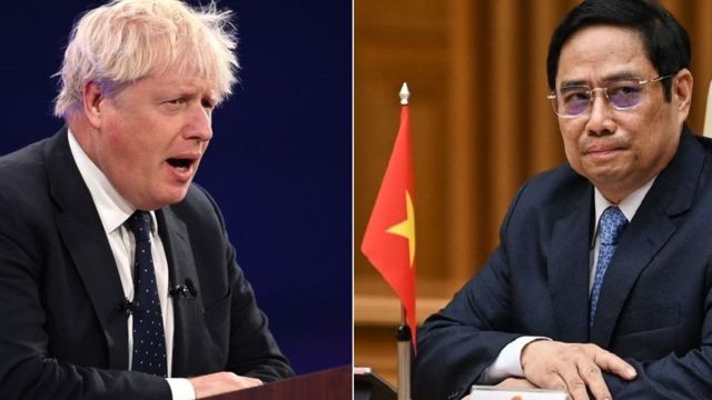 Climate change, Boris Johnson, Pham Minh Chinh