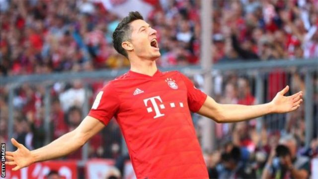 Nta wundi mukinnyi uratsinda ibitego byinshi kurusha Lewandowski kugeza ubu muri uyu mwaka wa 2019