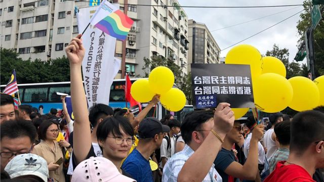 台北举行"2019台湾同志游行"