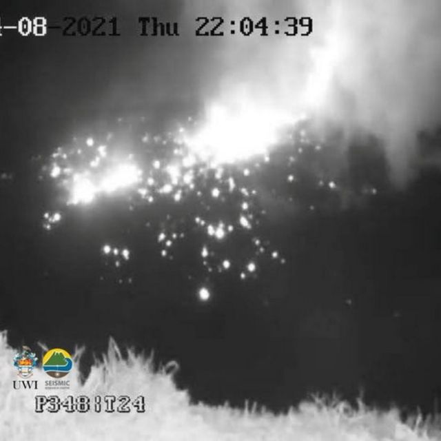 La actividad volc??nica del Soufriere