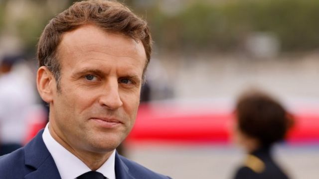 法国官员称，要是有关总统马克龙的消息属实，事态将非常严重。(photo:BBC)
