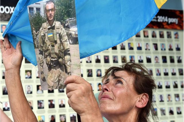 Вшанування першої річніці Іловайська у Києві, 29 серпня 2015 року.