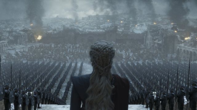 Daenerys Targaryen en el capítulo 6 de la temporada 8 de Game of Thrones.