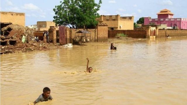 كارثة السيول في السودان