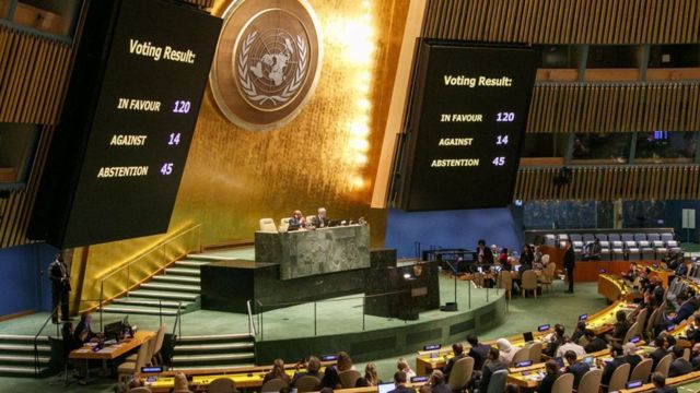 United Nations General Assembly Emergency Meeting on the Gaza war