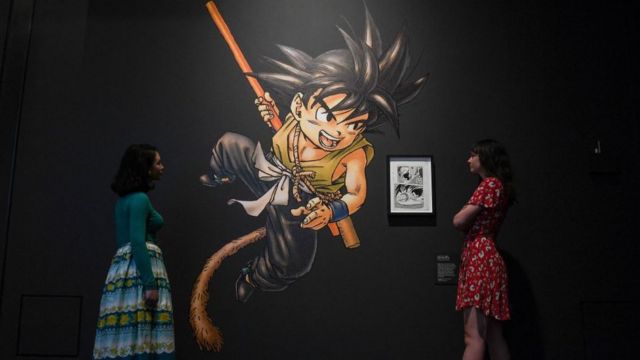Una exposición de manga en el Museo Británico de Londres