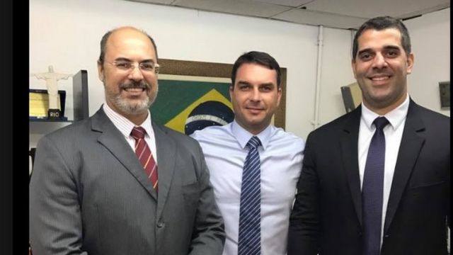 Witzel e Flávio Bolsonaro em 2017