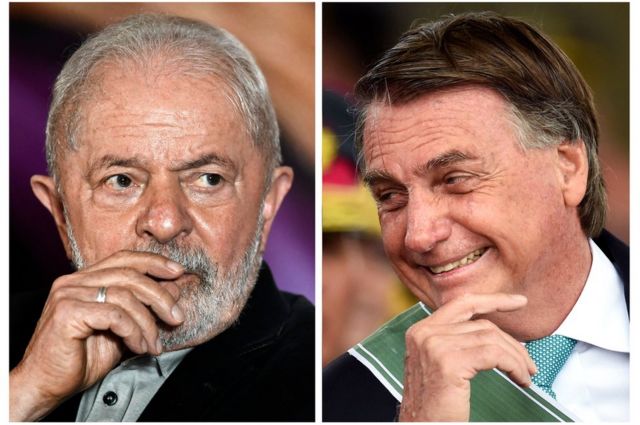 巴西2022年总统大选的两位竞选人前总统卢拉和现任总统博尔索纳罗(photo:BBC)