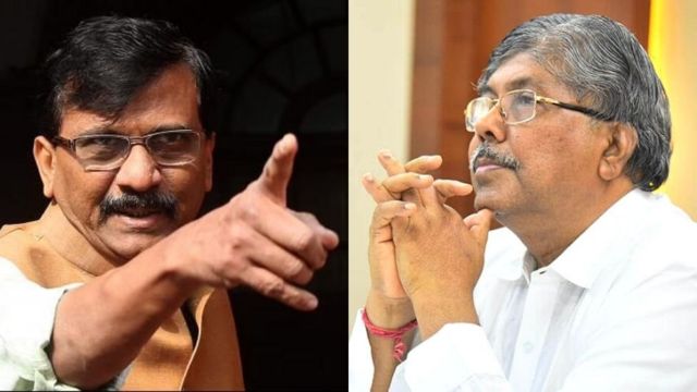 संजय राऊत- चंद्रकांत पाटील