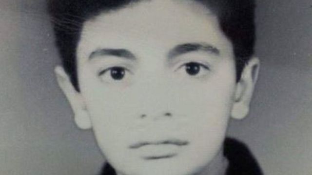 تيمور عبد الله أحمد حين كان يبلغ من العمر 12 عاما