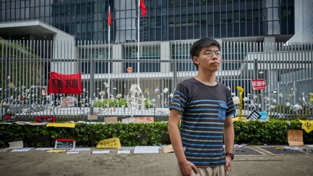 Joshua Wong, activista estudiantil.