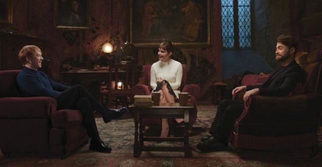 Rupert Grint, Emma Watson and Daniel Radcliffe