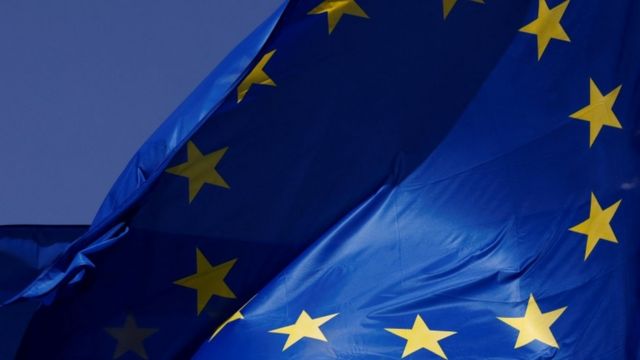 La bandera de la Unión Europea