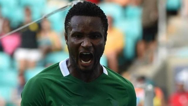 John Mikel Obi des Super Eagles du Nigeria