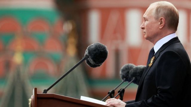 プーチン氏 欧州側がロシア侵攻を準備 とウクライナ侵攻を正当化 対独戦勝記念日で演説 cニュース