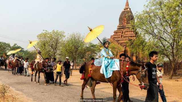Biksu, Buddha, Myanmar