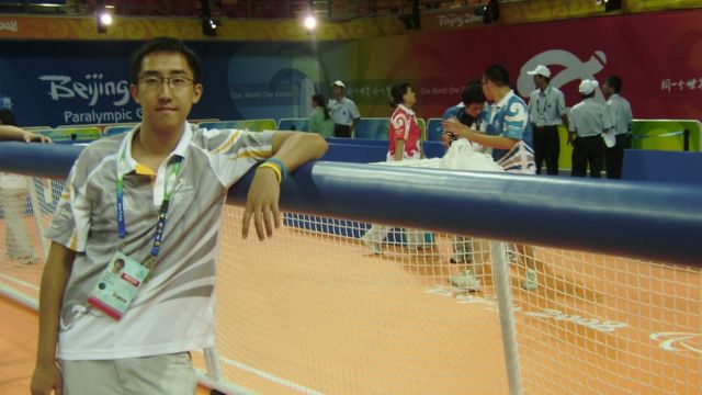 Guan Zhixun nos Jogos Paralímpicos em Pequim