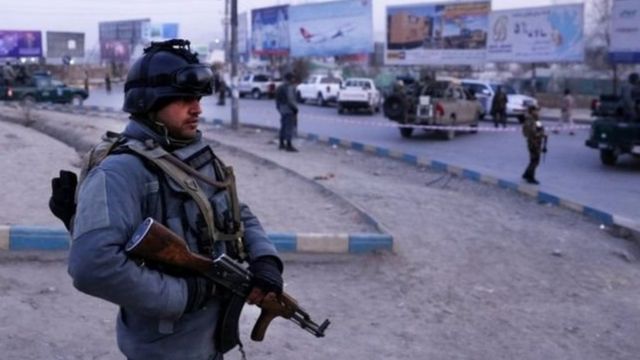 काबुल में तैनात एक सैनिक