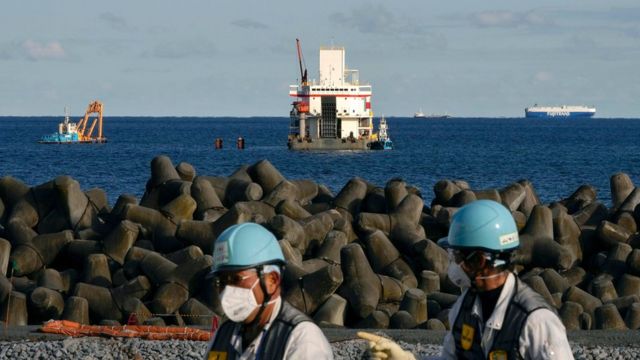福岛第一核电站“ALPS处理水”预计将排入太平洋。(photo:BBC)