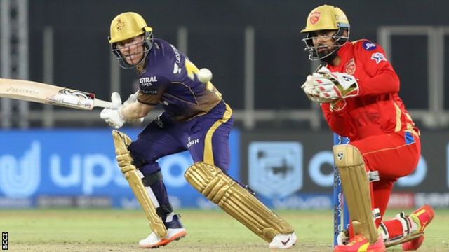 IPL: Eoin Morgan guides Kolkata Knight Riders to victory over Punjab Kings  - BBC Sport