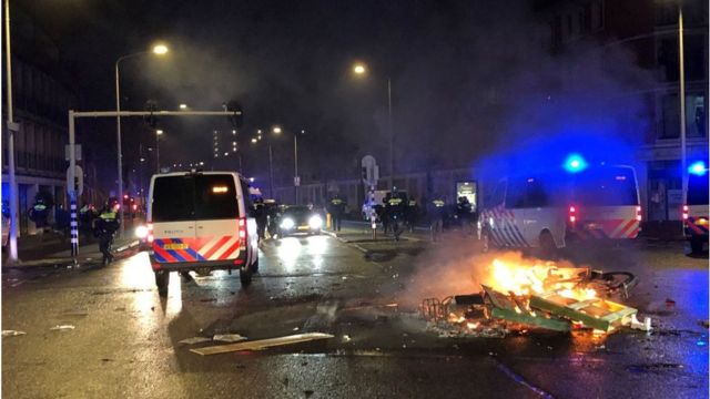 Hollanda protesto