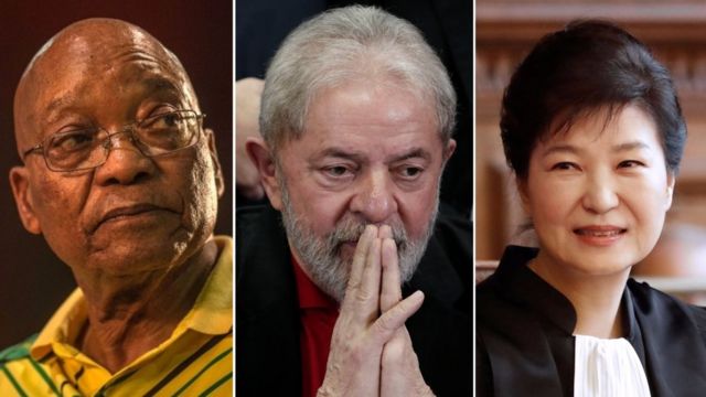 Jacob Zuma, Lula e Park Geun-hye