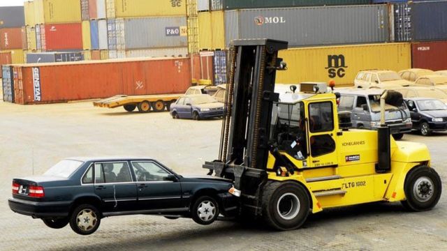 Fairly used car for Ghana Ports