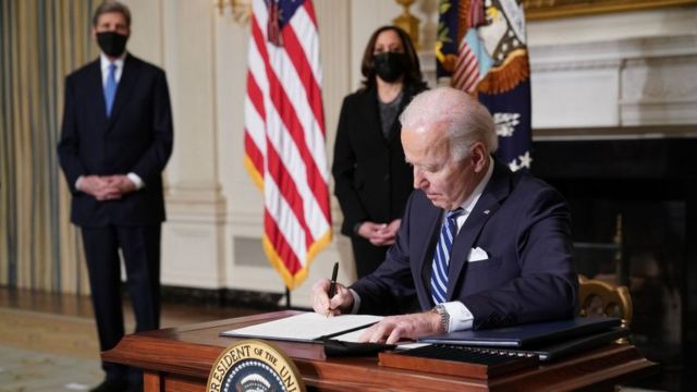 Biden signs orders