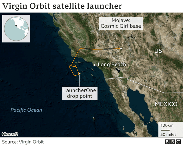 Sir Richard Branson: Virgin Orbit rocket fails on debut flight