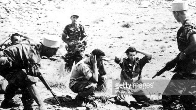 Arrestation des prisonniers pendant la guerre d'Algérie